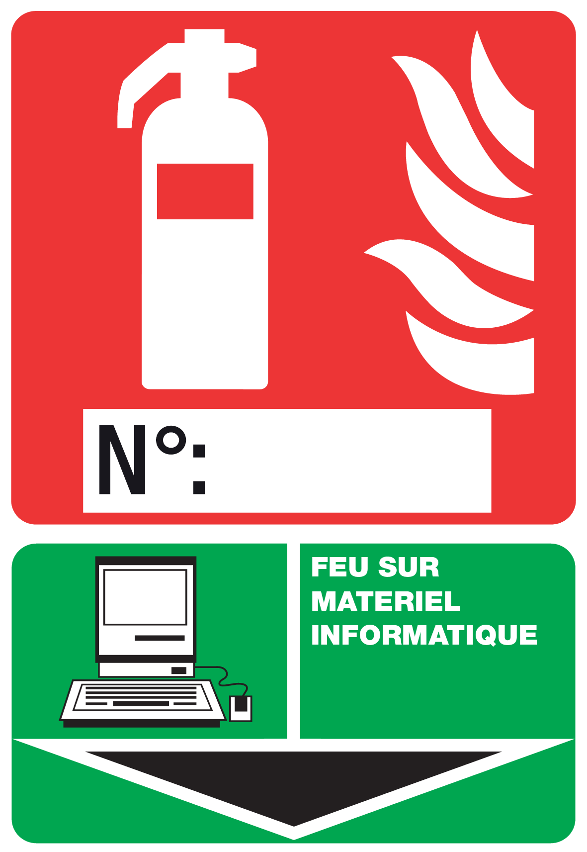 EXTINCTEUR, MATERIEL INFORMATIQUE