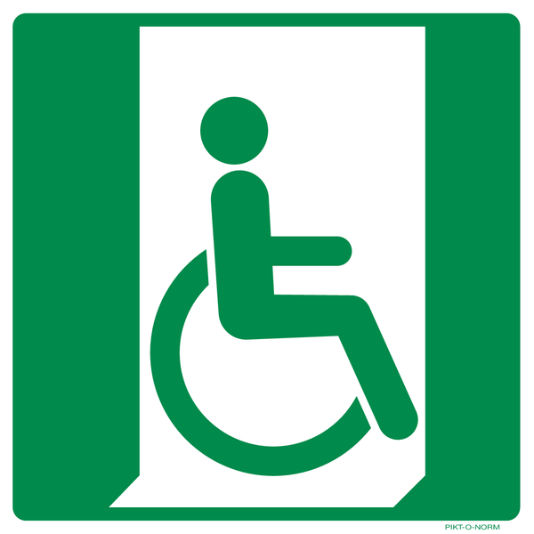 SORTIE SECOURS À DROITE HANDICAPES E030