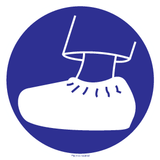 DRAGEN VAN OVERSCHOENEN VERPLICHT