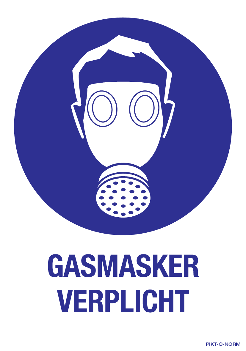 GASMASKER VERPLICHT