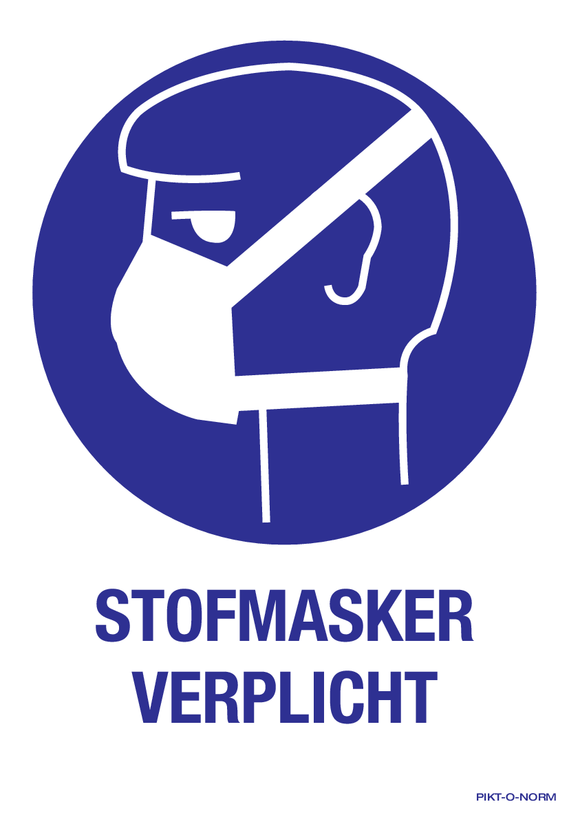 STOFMASKER VERPLICHT