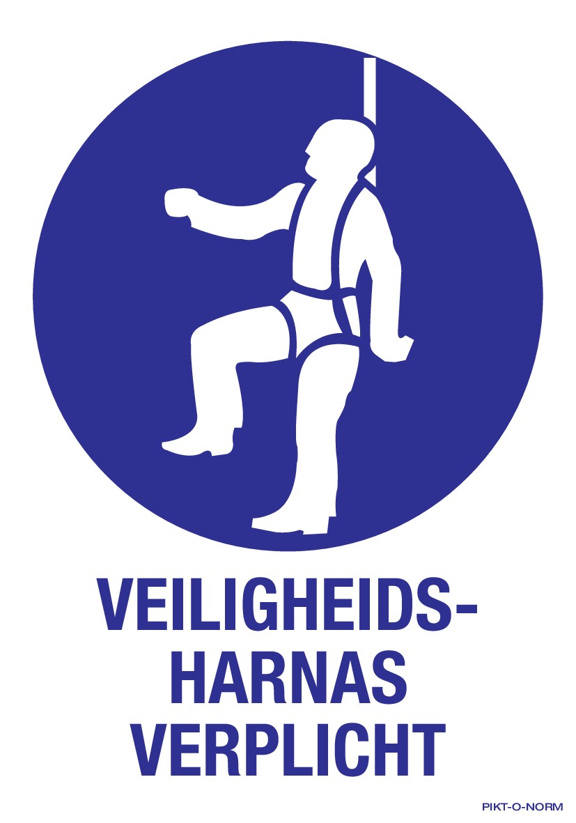 VEILIGHEIDSHARNAS VERPLICHT
