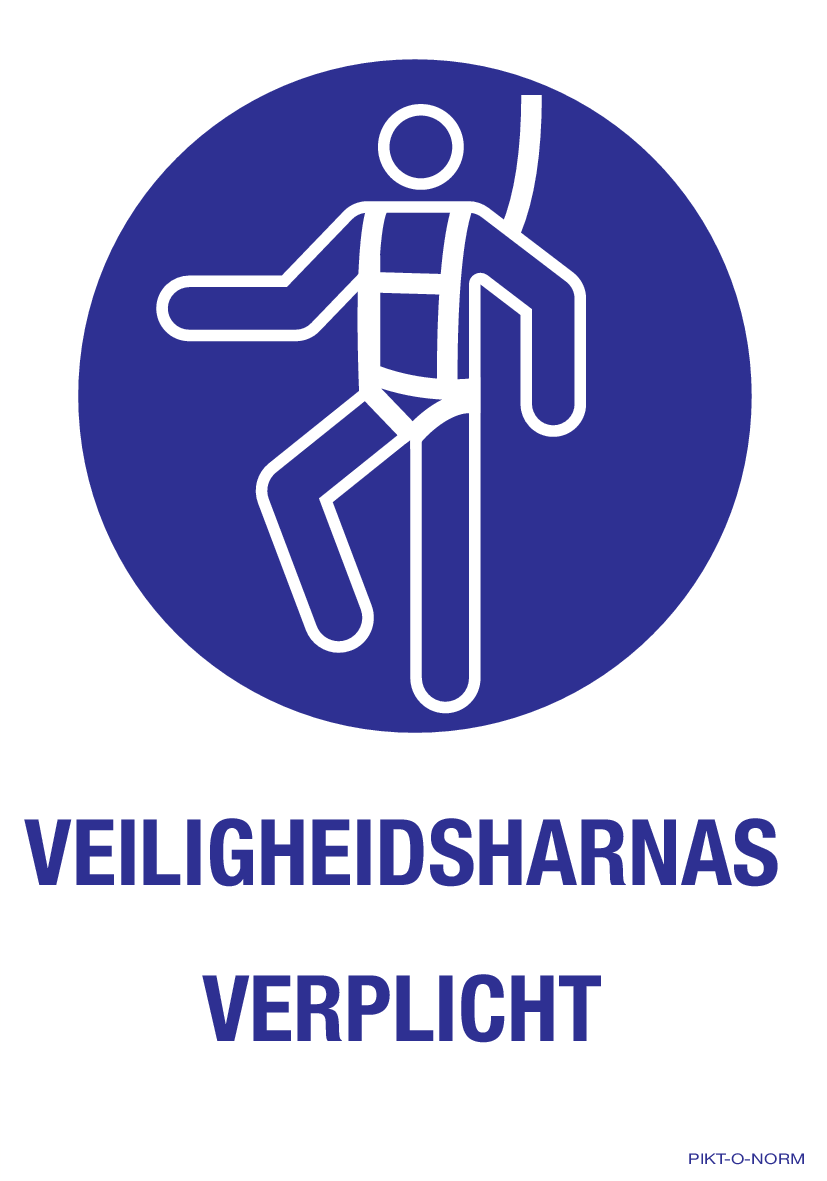 VEILIGHEIDSHARNAS VERPLICHT