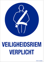 VEILIGHEIDSRIEM VERPLICHT