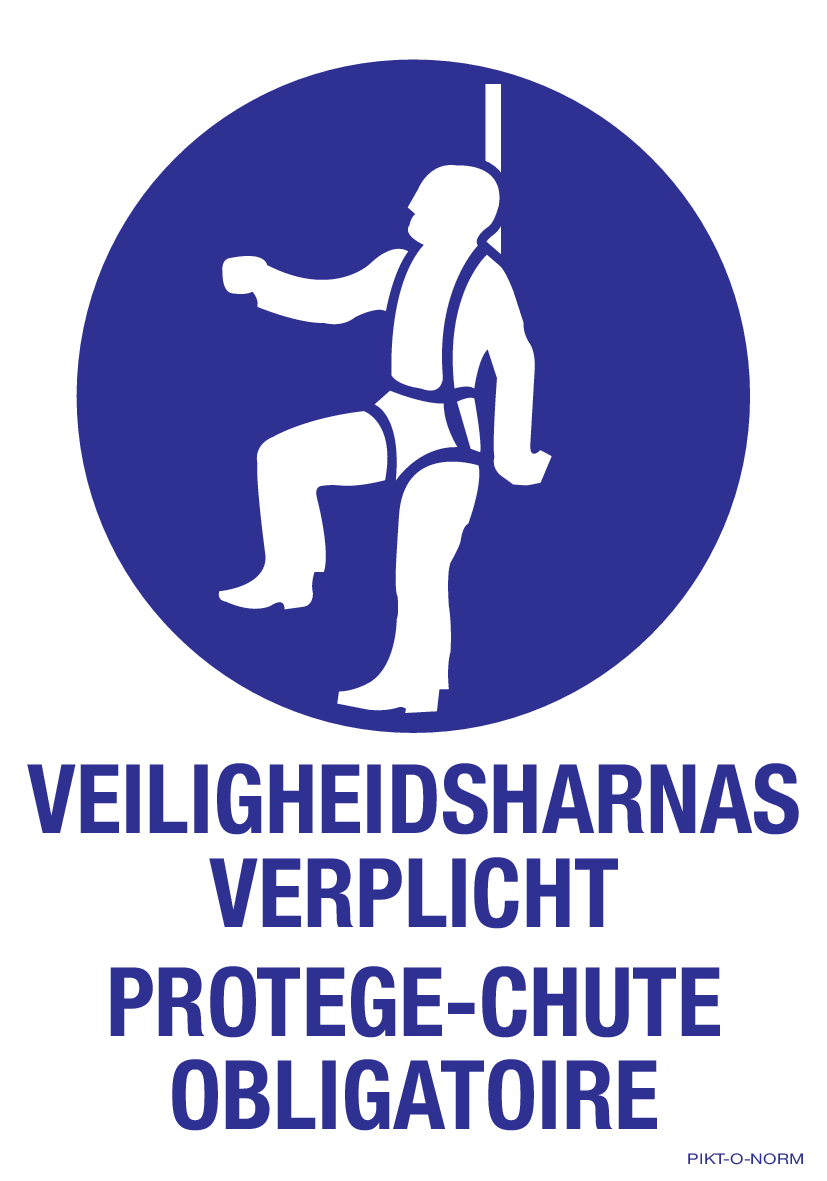 VEILIGHEIDSHARNAS VERPLICHT  N/F