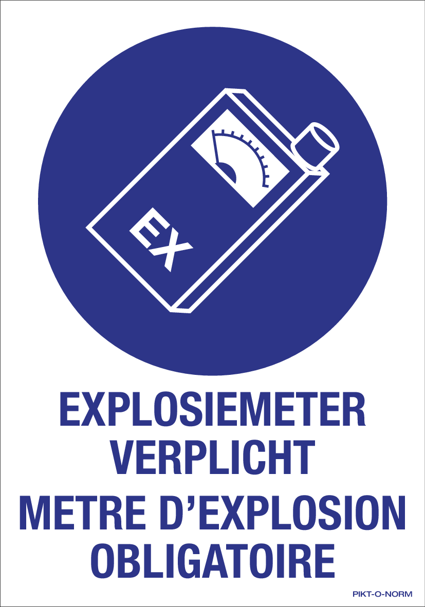 EXPLOSIEMETER VERPLICHT N/F