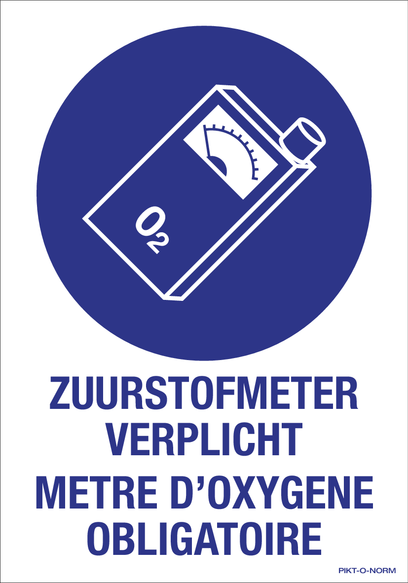 ZUURSTOFMETER VERPLICHT N/F