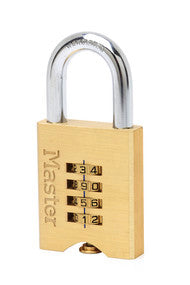 651EURD. MESSING CIJFERHANGSLOT