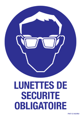 LUNETTES DE SECURITE OBLIGATOIRE