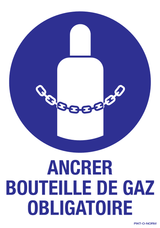 ANCRER BOUTEILLE DE GAZ OBLIGATOIRE