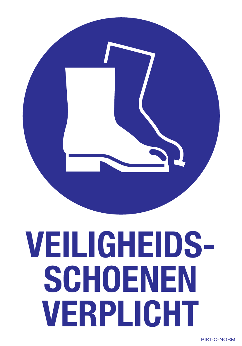 VEILIGHEIDSSCHOENEN VERPLICHT