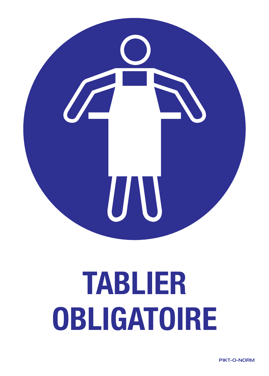 TABLIER OBLIGATOIRE