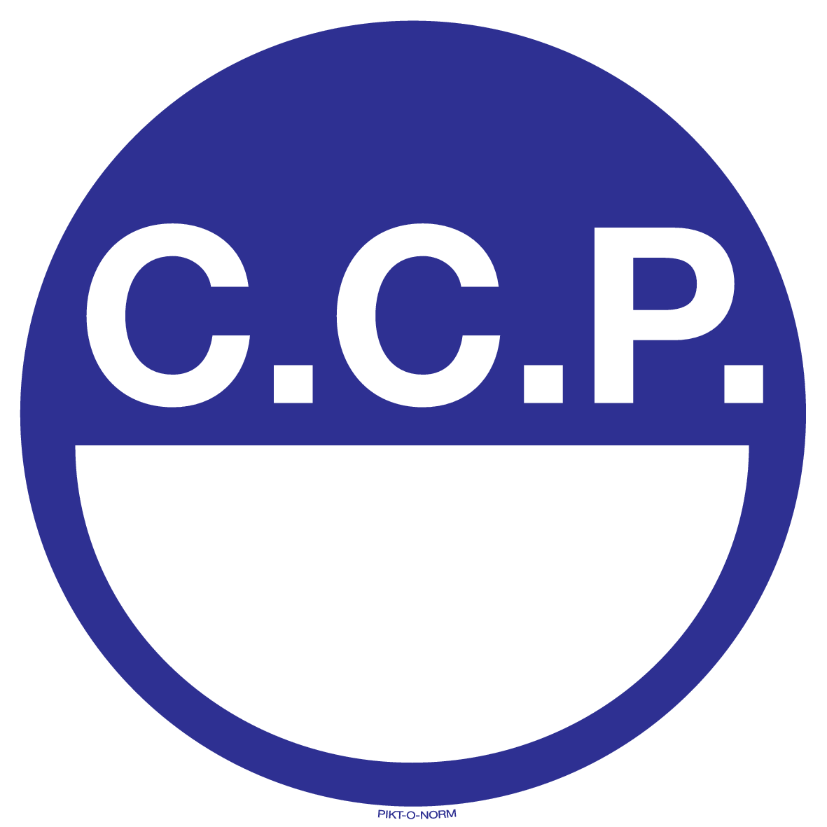 C.C.P. CRITICAL CONTROL POINT