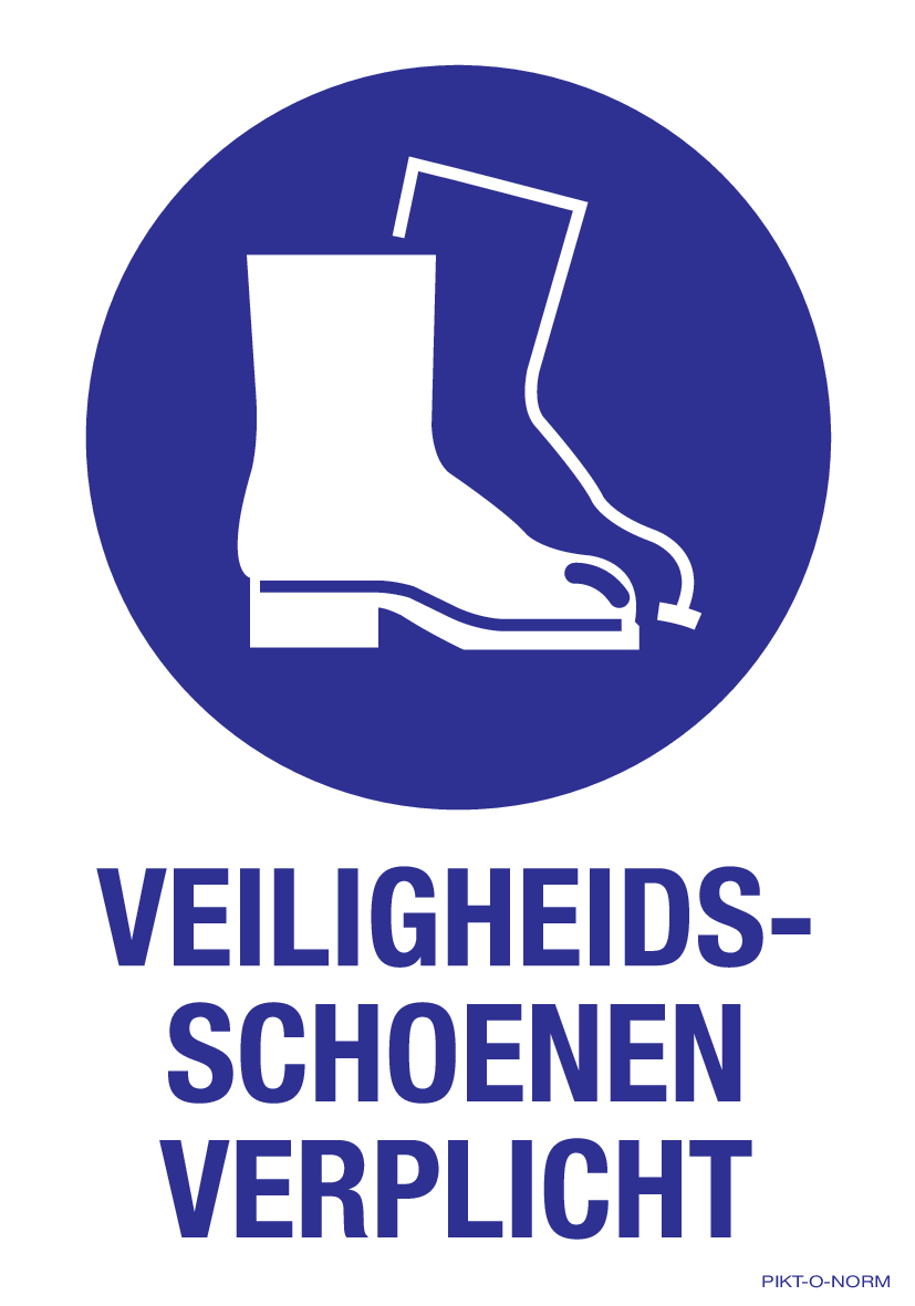 VEILIGHEIDSSCHOENEN VERPLICHT