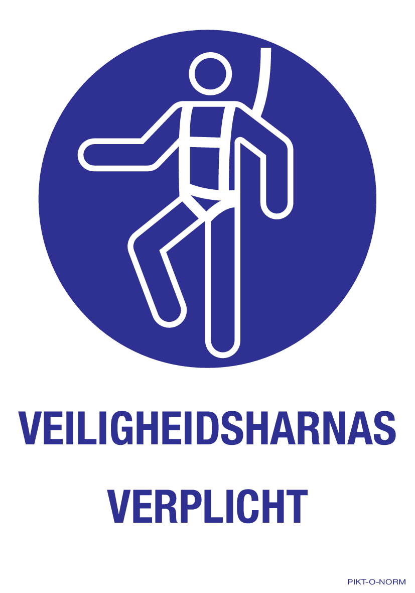 VEILIGHEIDSHARNAS VERPLICHT