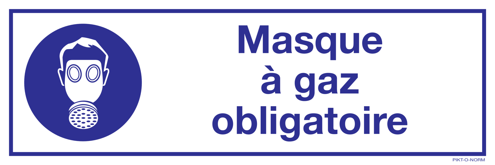 MASQUE A GAZ OBLIGATOIRE