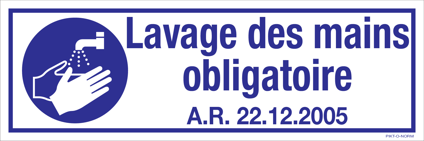 LAVAGE DES MAINS OBLIGATOIRE