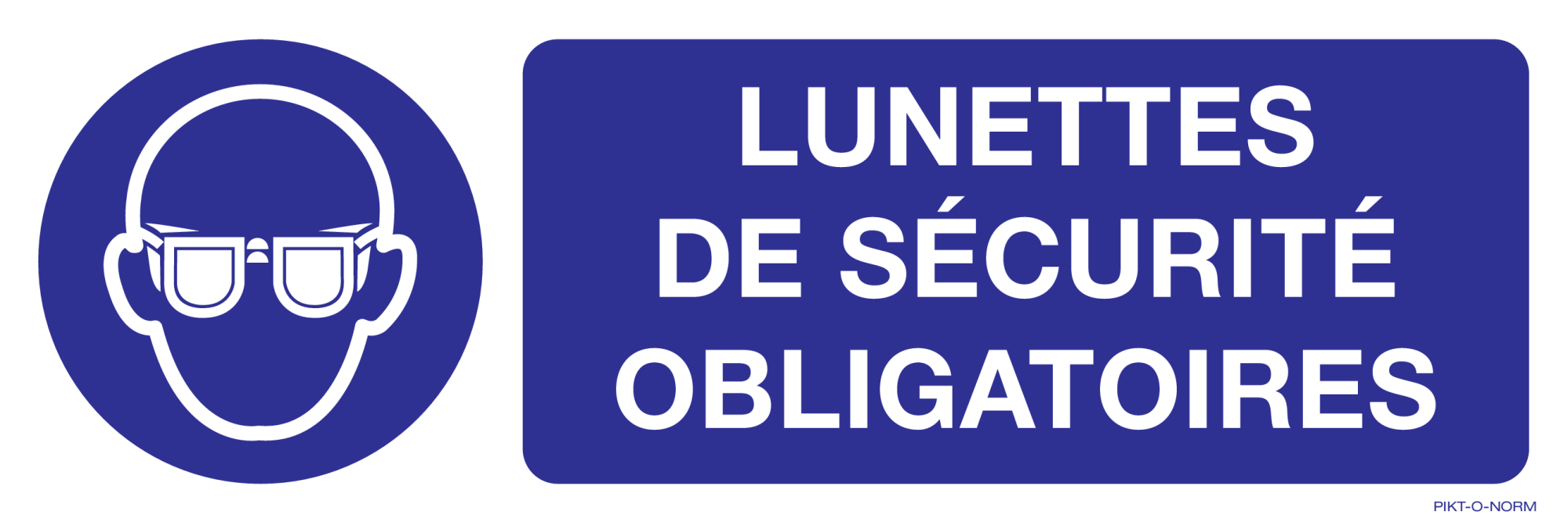 LUNETTES DE SÉCURITÉ OBLIGATOIRES