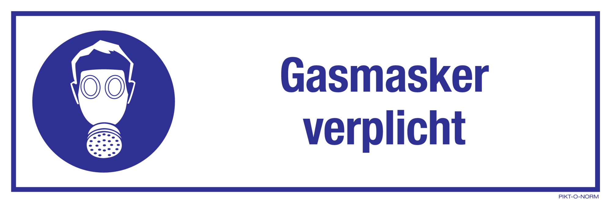 GASMASKER VERPLICHT