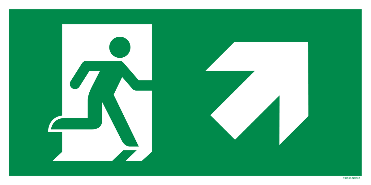 VLUCHTWEG, TRAP RECHTS NAAR BOVEN