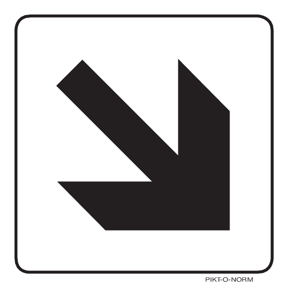 FLÈCHE OBLIQUE