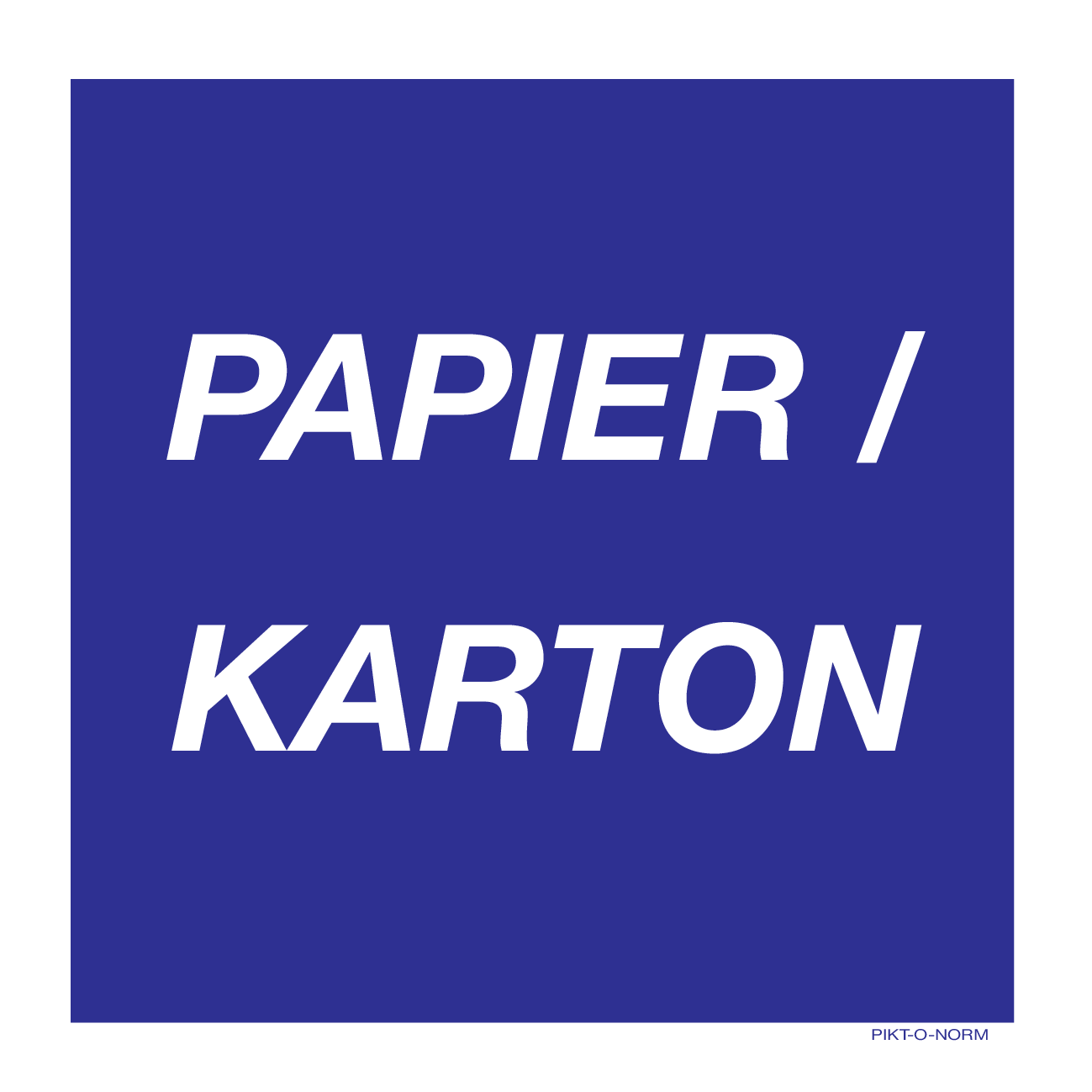 PAPIER/KARTON