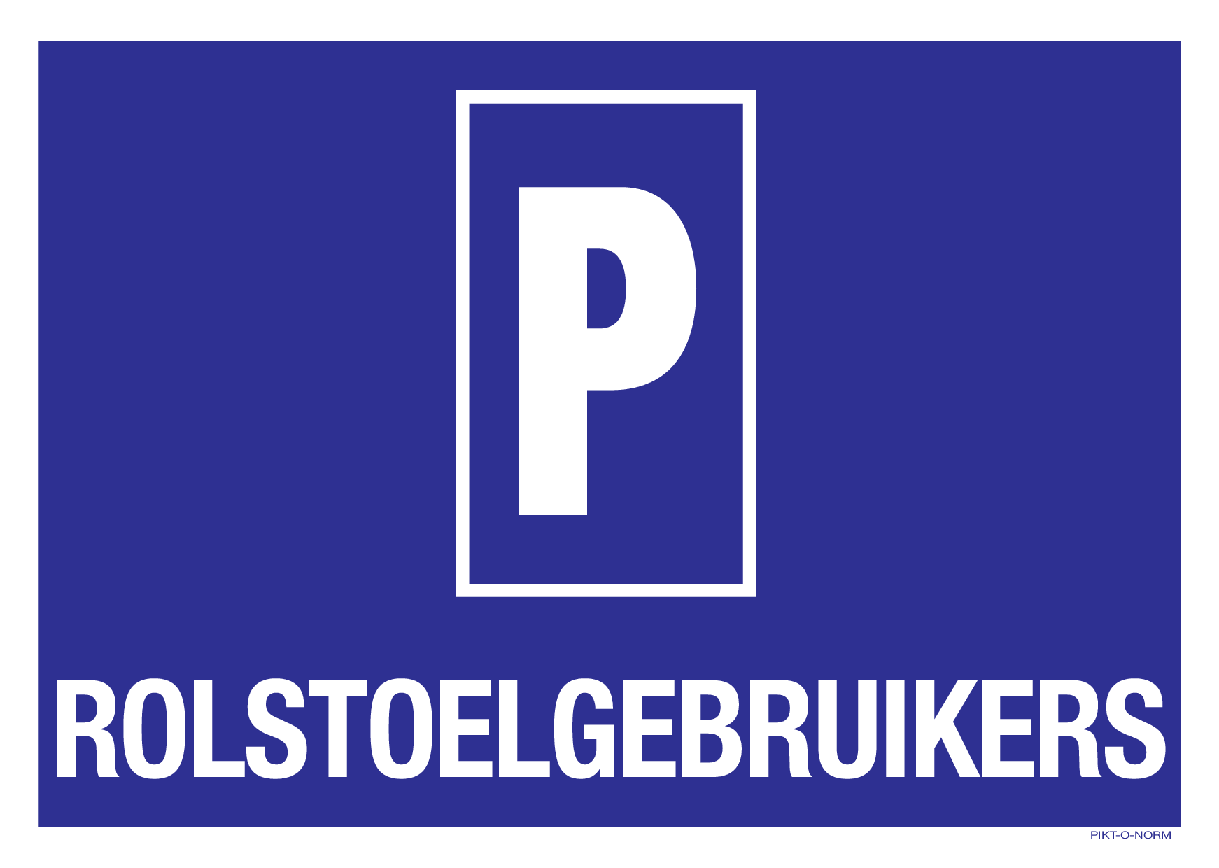 PARKING ROLSTOELGEBRUIKERS