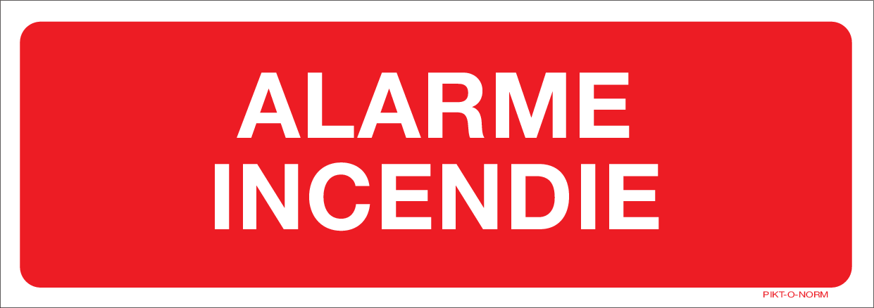 ALARME INCENDIE