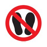 DÉFENSE D'ENTRER AVEC DES CHAUSSURES