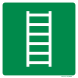 VLUCHTLADDER ISO7010-E059