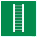 VLUCHTLADDER ISO7010-E059