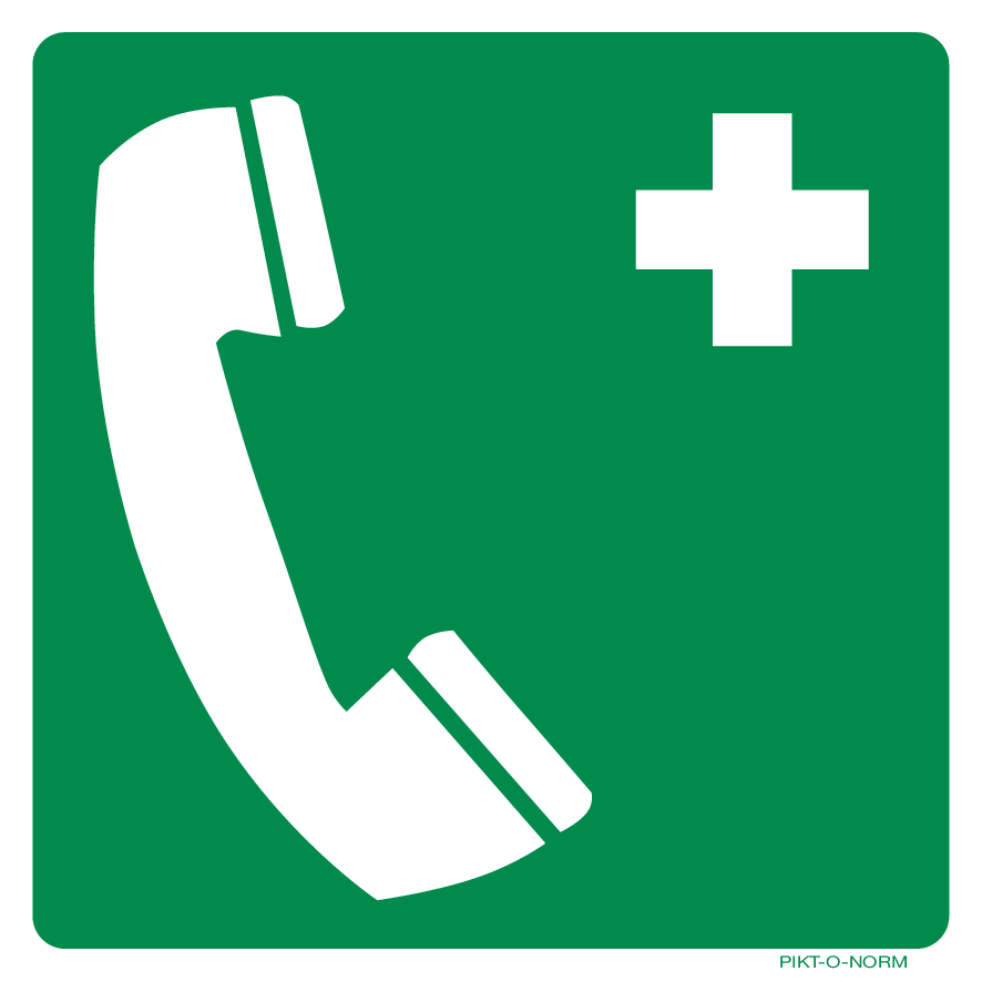 NOODTELEFOON  ISO7010-E004