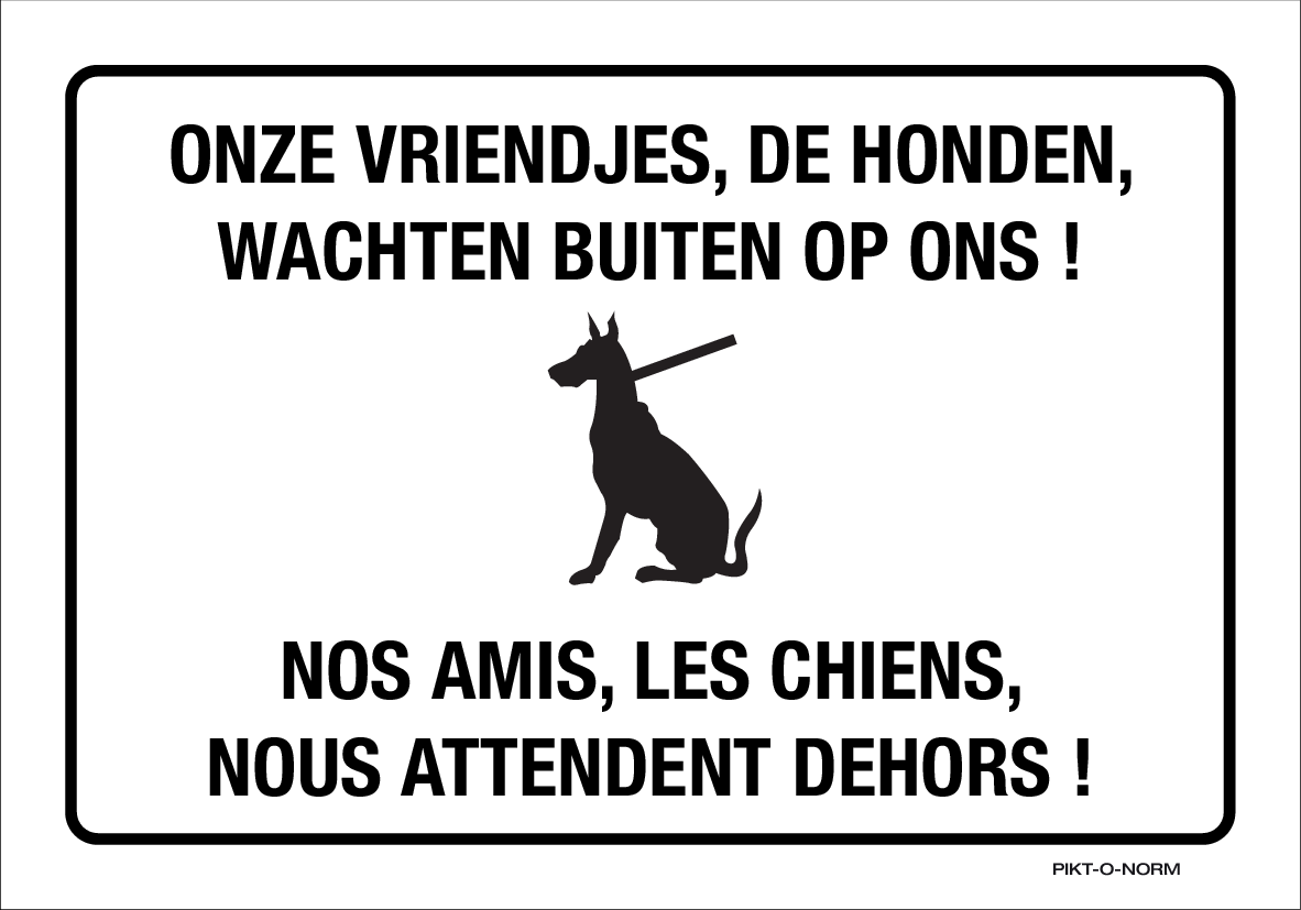 DE HONDEN WACHTEN BUITEN OP ONS! ...