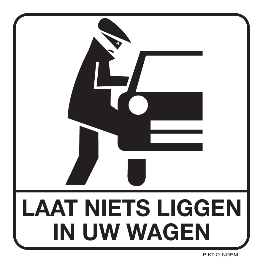 LAAT NIETS LIGGEN IN UW WAGEN