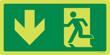 ISSUE DE SECOURS GAUCHE VERS LE BAS