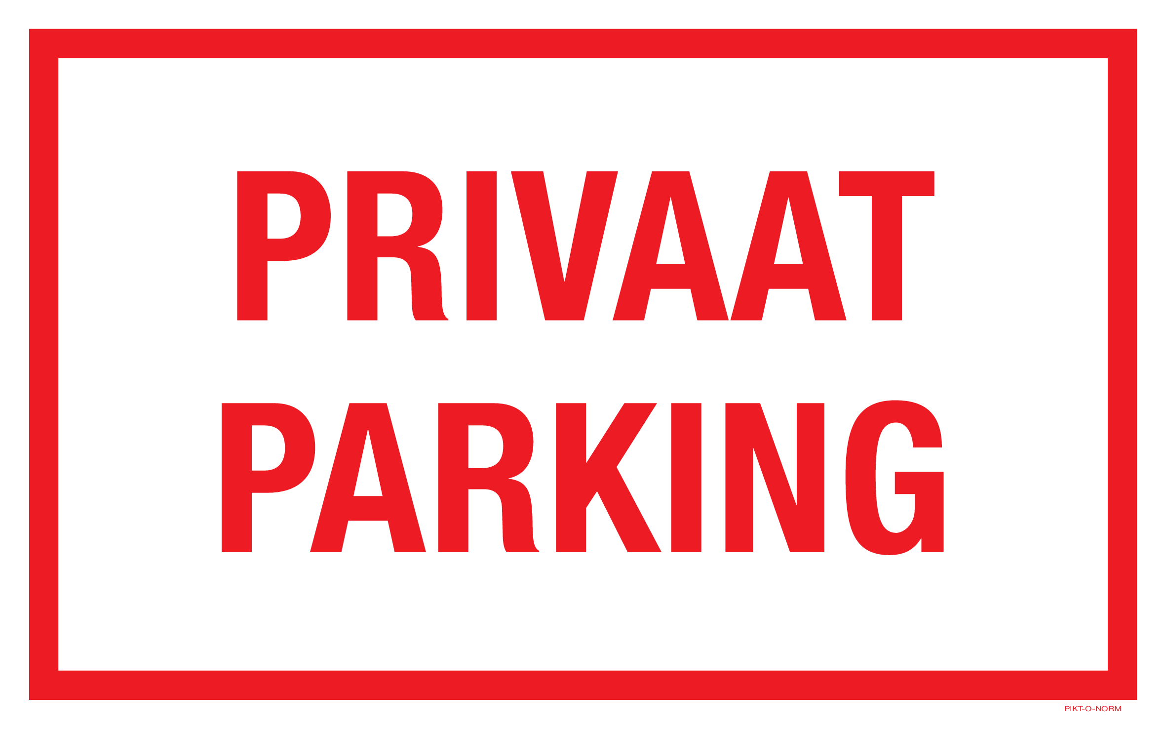 PRIVAAT PARKING