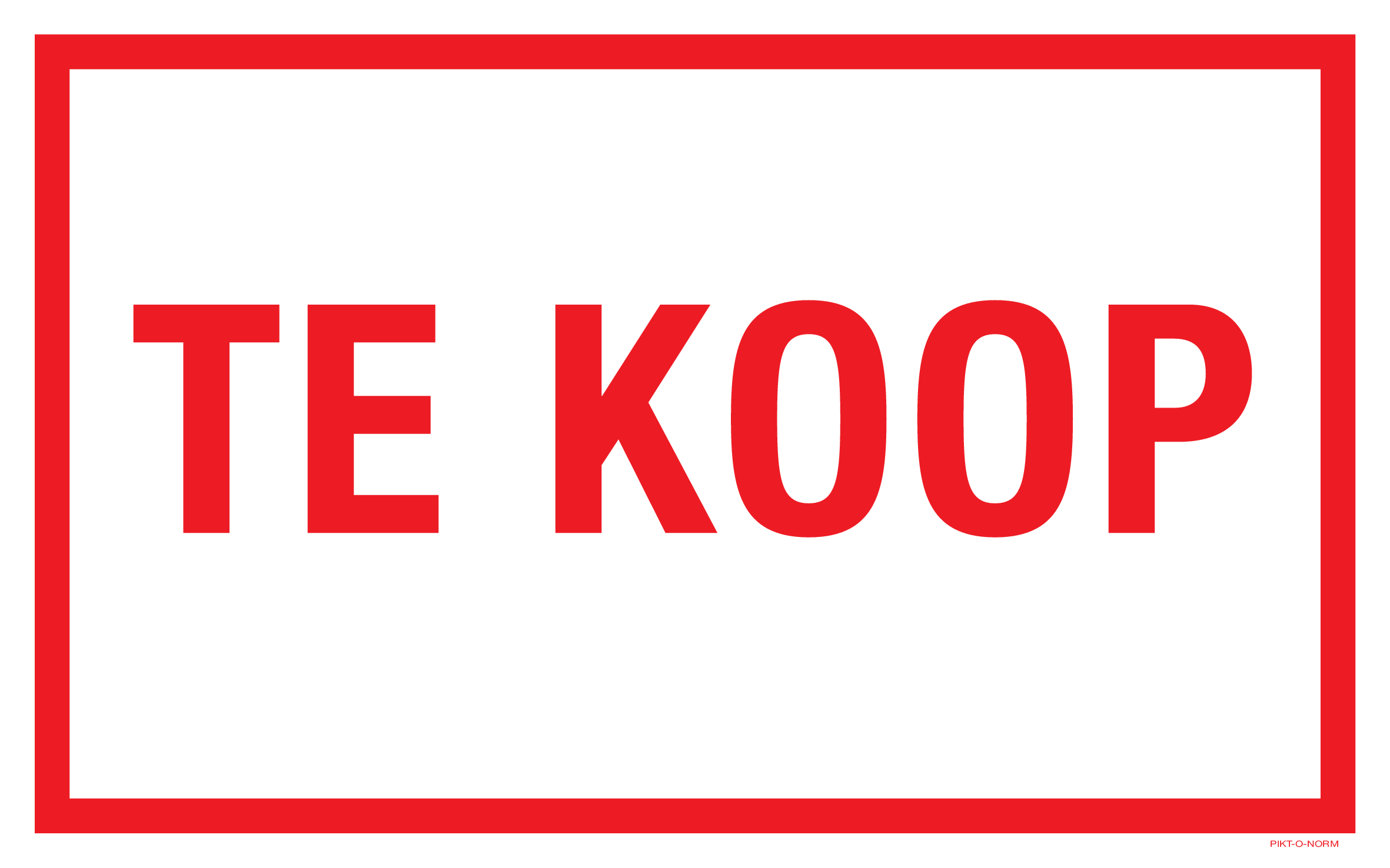 TE KOOP