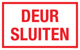 DEUR SLUITEN