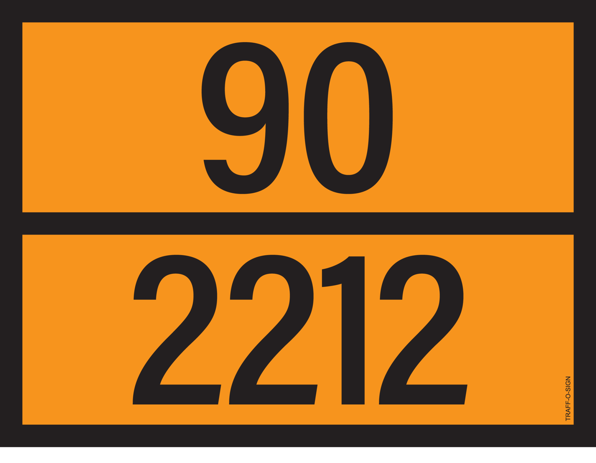 ADR BORD MET GEVARENCODE 90/2212