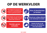 COVID-19, OP DE WERKVLOER