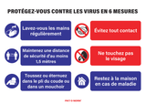 COVID-19, 6 MÉSURES