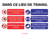 COVID-19, ZONE DE TRAVAIL