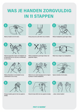 COVID-19, HANDEN WASSEN IN 11 STAPPEN