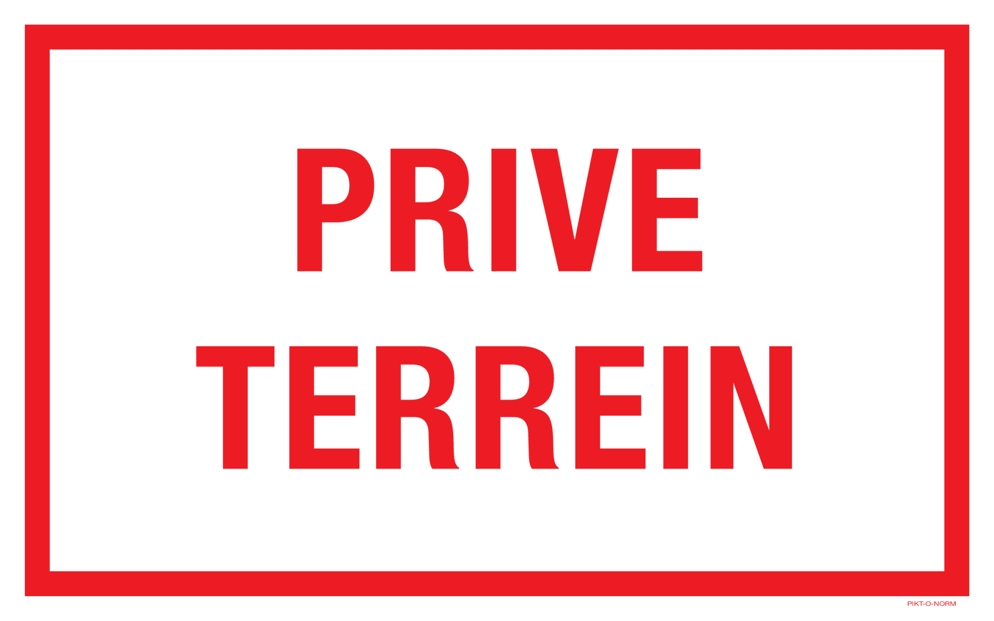 PRIVE TERREIN