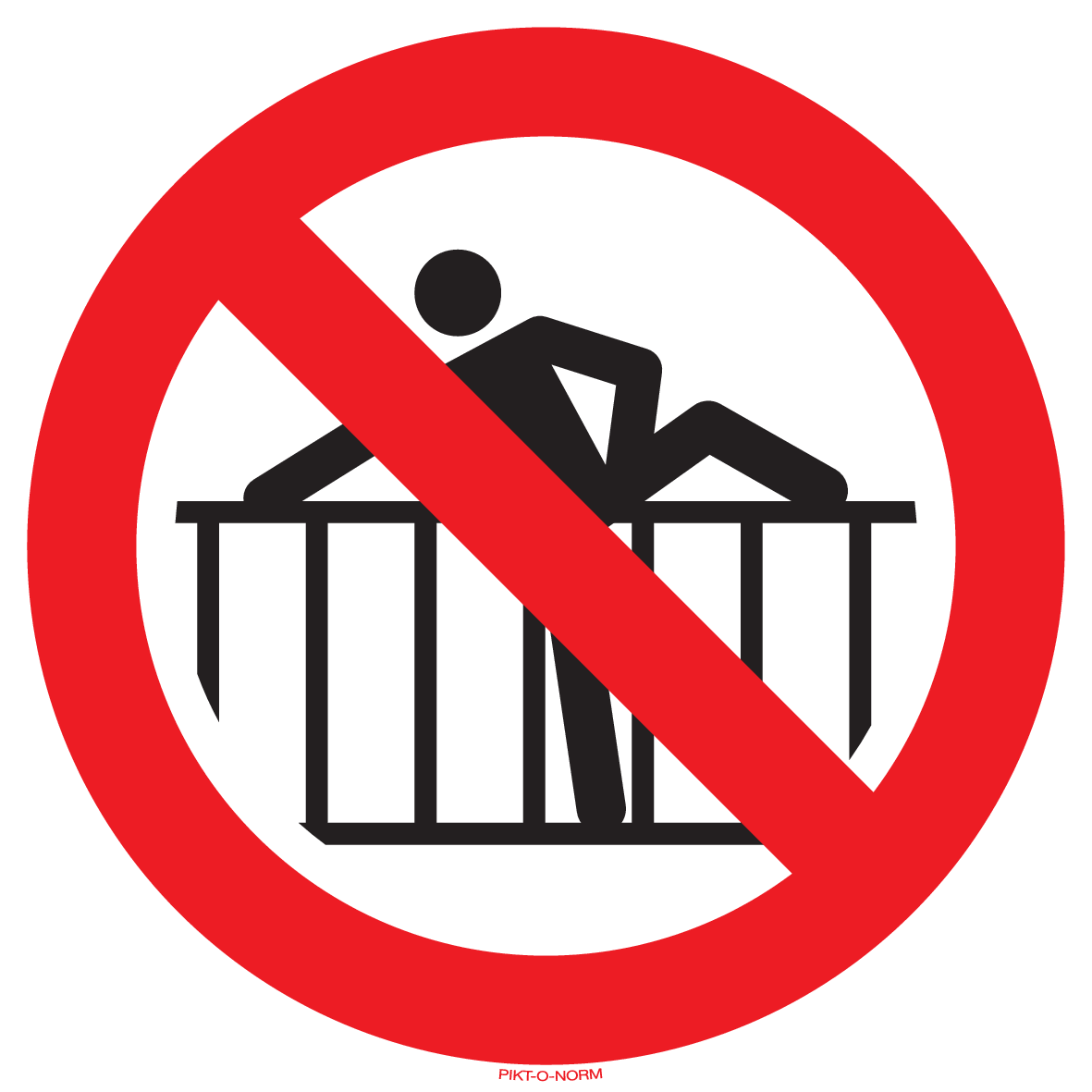 NE PAS FRANCHIR LA BARRIÈRE