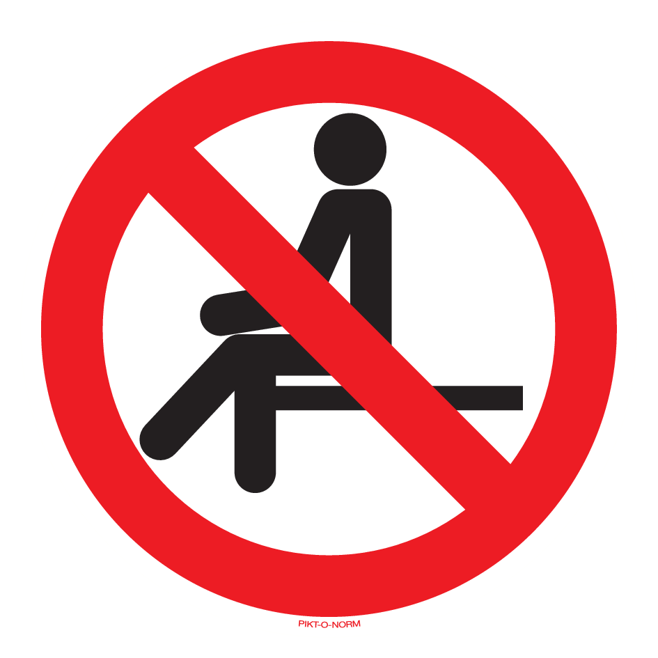 INTERDICTION DE S'ASSEOIR