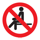 INTERDICTION DE S'ASSEOIR
