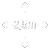 POCHOIR SOCIAL DISTANCING 1.5m