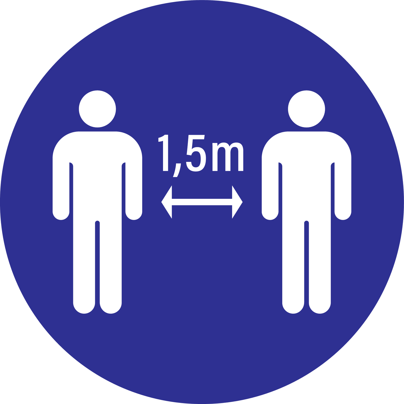 SOCIAL DISTANCING 1,5 M