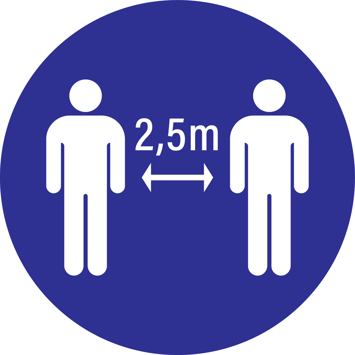 SOCIAL DISTANCING 2,5 M